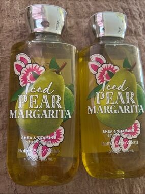 Bath & Body Works Iced Pear Margarita Shower Gel - 2 bottles 10 oz